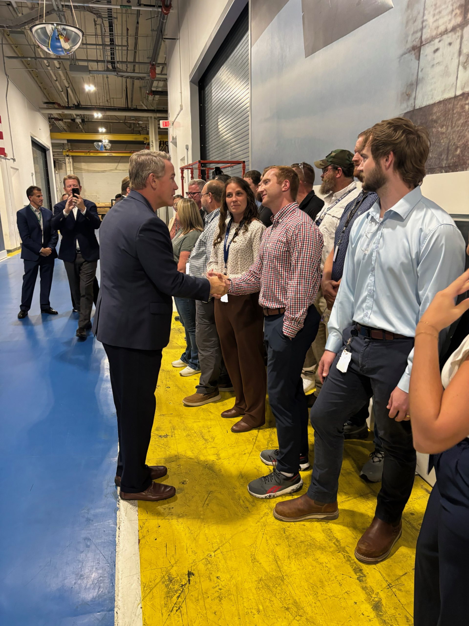 Husted, senior Pentagon official visit GE Aerospace